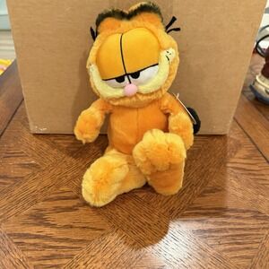 Garfield Stuffed Plush Stuffed Animal Collectible w/ Tags 90s Odie Retro‎